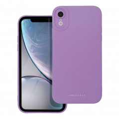 Kryt Roar Luna na Apple iPhone XR Jednobarevný, Stylový, Estetický doplněk  Fialový (Violet) 