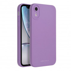 Kryt Roar Luna na Apple iPhone XR Jednobarevný, Stylový, Estetický doplněk  Fialový (Violet)