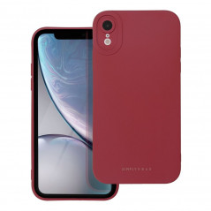 Kryt Roar Luna na Apple iPhone XR Jednobarevný, Stylový, Estetický doplněk  Červený 