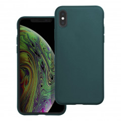 Kryt MATT na Apple iPhone XS Tmavě zelený 