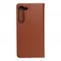 Peněženkové pouzdro Leather case SMART PRO na Samsung Galaxy S23 5G Elegantní  Hnědý 