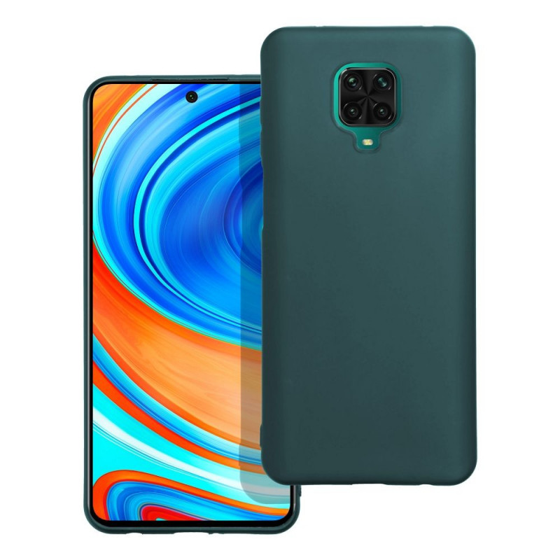 Kryt MATT na XIAOMI Redmi Note 9S Tmavě zelený 