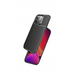 Kryt CARBON PREMIUM na Apple iPhone XS Elegantní  Černý 