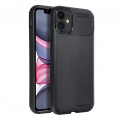 Kryt CARBON PREMIUM na Apple iPhone 11 Elegantní  Černý