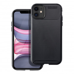 Kryt CARBON PREMIUM na Apple iPhone 11 Elegantní  Černý