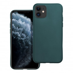 Kryt MATT na Apple iPhone XS Tmavě zelený 