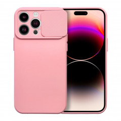 Kryt Slide na Apple iPhone 14 Pro Max Světle růžový