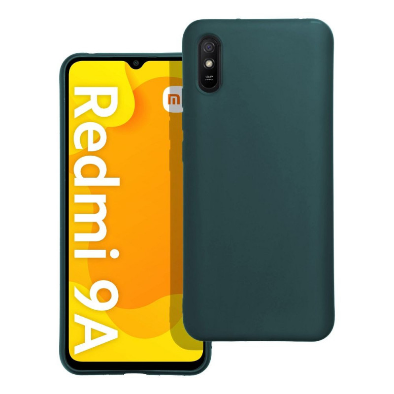 Kryt MATT na XIAOMI Redmi 9A Tmavě zelený 