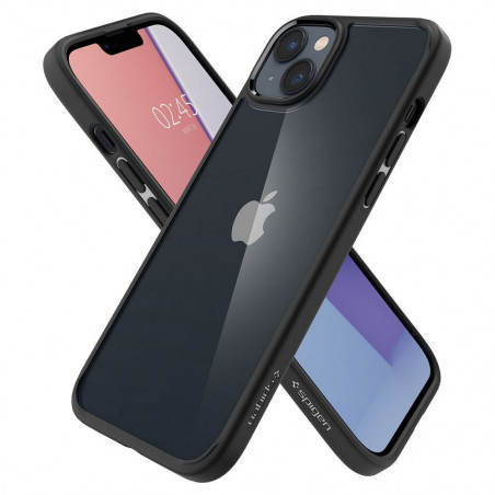 Kryt Spigen Ultra Hybrid na Apple iPhone 14 Křišťálově čistý  Matná černá