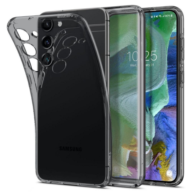 Kryt Spigen Liquid Crystal na Samsung Galaxy S23 Plus 5G Křišťálově čistý  Vesmírný krystal 