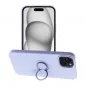 Kryt Silicone ring na Apple iPhone 15 Plus Fialový (Violet) 