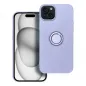 Kryt Silicone ring na Apple iPhone 15 Plus Fialový (Violet) 