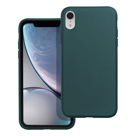 Kryt MATT na Apple iPhone XR Tmavě zelený 