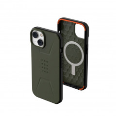 Kryt Urban Armor Gear Civilian na Apple iPhone 13 Prémiové pouzdro  MagSAFE  Olivový 