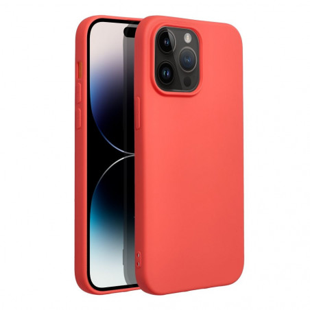 Kryt Silicone na Apple iPhone 14 Pro Max Elegantní  Broskvový 