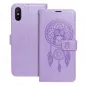 Peněženkové pouzdro MEZZO Book na XIAOMI Redmi 9A Lapač snů  Fialový (Purple) 