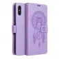 Peněženkové pouzdro MEZZO Book na XIAOMI Redmi 9A Lapač snů  Fialový (Purple) 