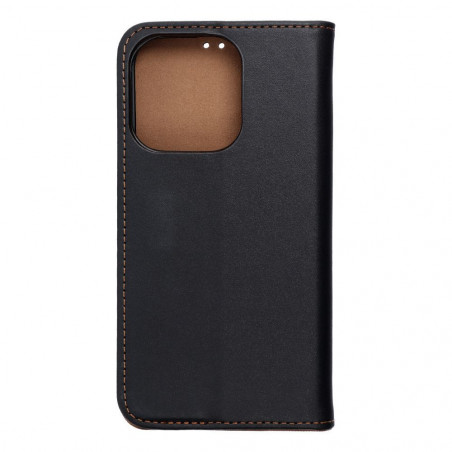 Peněženkové pouzdro Leather case SMART PRO na Apple iPhone 15 Pro Elegantní  Černý