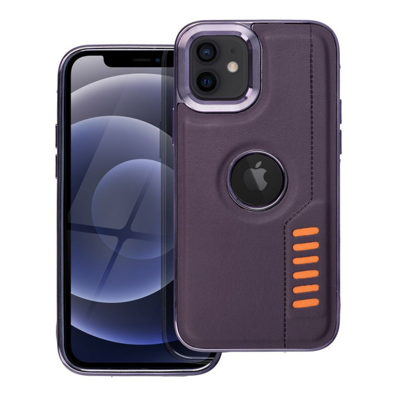 Kryt MILANO na Apple iPhone 12 Pro Tmavě fialový (purple) 