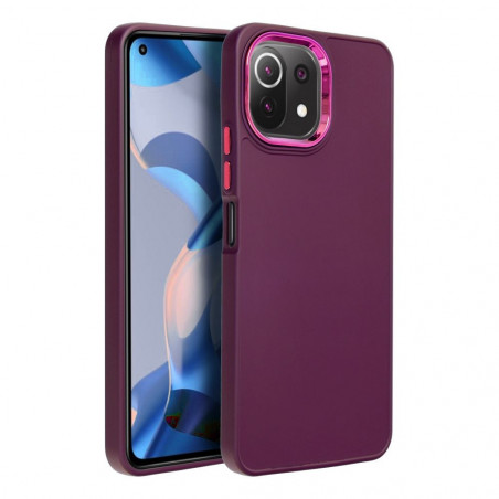 Kryt FRAME na XIAOMI Mi 11 Lite Elegantní  Fialový (Purple) 