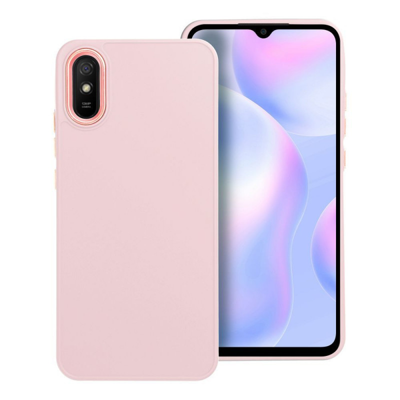 Kryt FRAME na XIAOMI Redmi 9C Elegantní  Pudrově růžový 