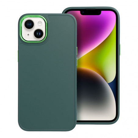 Kryt FRAME na Apple iPhone 14 Elegantní  Zelený 