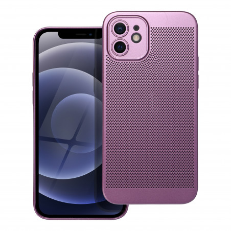 Kryt Breezy na Apple iPhone 12 Fialový (Purple)