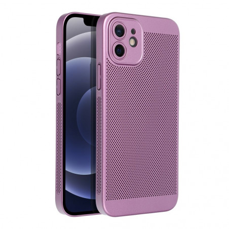 Kryt Breezy na Apple iPhone 12 Fialový (Purple)