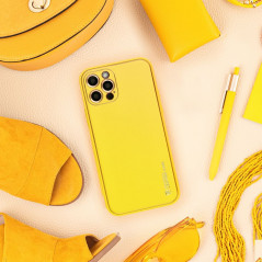 Kryt LEATHER na XIAOMI Redmi Note 12 5G Žlutý 