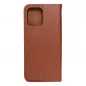 Peněženkové pouzdro Leather case SMART PRO na XIAOMI Redmi 12 Elegantní  Hnědý 