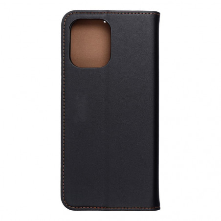 Peněženkové pouzdro Leather case SMART PRO na XIAOMI Redmi 12 Elegantní  Černý 