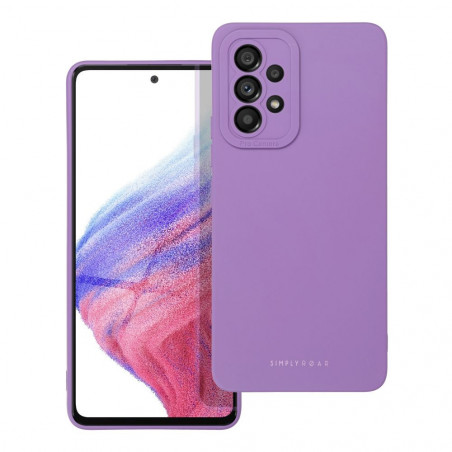 Kryt Roar Luna na Samsung Galaxy A53 5G Jednobarevný, Stylový, Estetický doplněk  Fialový (Violet) 