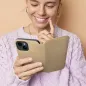 Peněženkové pouzdro Dual Pocket book na XIAOMI Redmi A2 Zlatý 