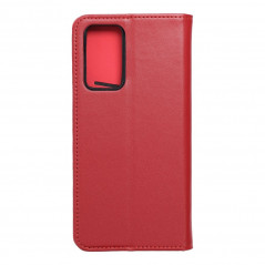 Peněženkové pouzdro Leather case SMART PRO na XIAOMI Redmi Note 11 Pro Elegantní  Vinově červený 