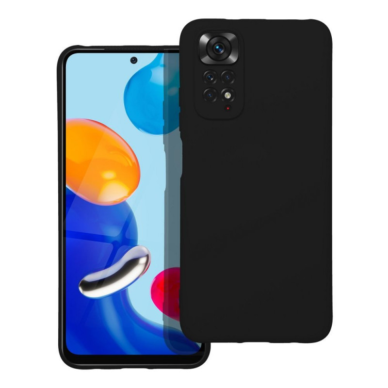 Kryt Silicone na XIAOMI Redmi Note 11S Elegantní  Černý 