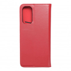 Peněženkové pouzdro Leather case SMART PRO na XIAOMI Redmi Note 11 Elegantní  Vinově červený 