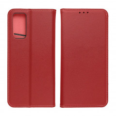 Peněženkové pouzdro Leather case SMART PRO na XIAOMI Redmi Note 11S Elegantní  Vinově červený 