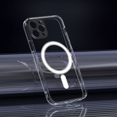 Kryt Clear Mag Cover na Apple iPhone 12 MagSAFE  Průhledný 