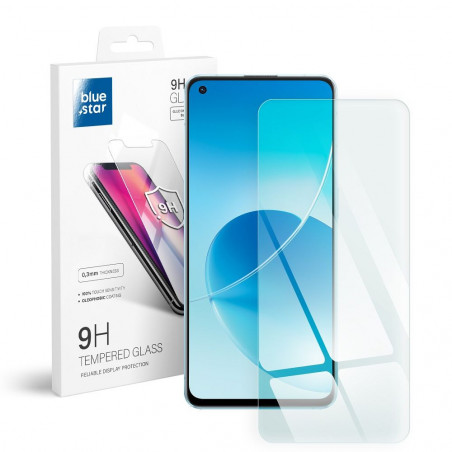 Tvrzené sklo  Blue Star 9H na Oppo Reno6 5G Průhledný 