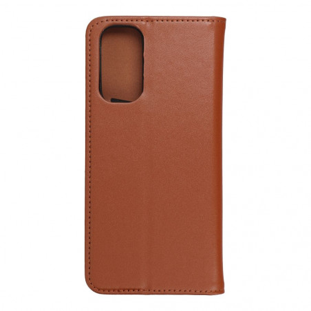 Peněženkové pouzdro Leather case SMART PRO na XIAOMI Redmi Note 11 Elegantní  Hnědý 