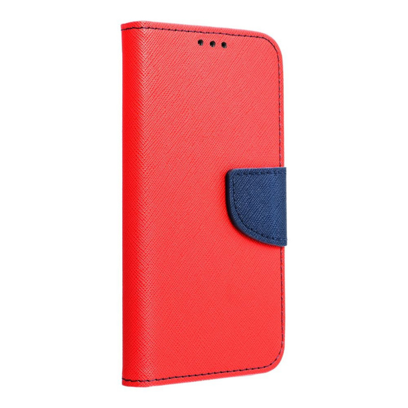 Peněženkové pouzdro Fancy Book na XIAOMI Redmi 10C Červený / Námořnická modrá 