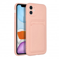 Kryt Card na Apple iPhone 11 Růžový 