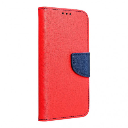 Peněženkové pouzdro Fancy Book na XIAOMI Redmi Note 11 Pro Červený / Námořnická modrá