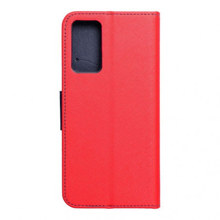 Peněženkové pouzdro Fancy Book na XIAOMI Redmi Note 11 Pro Červený / Námořnická modrá