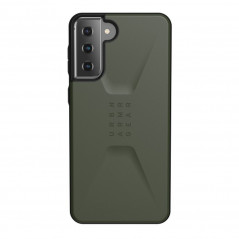 Kryt Urban Armor Gear Civilian na Samsung Galaxy S21 Plus 5G Prémiové pouzdro  MagSAFE  Olivový