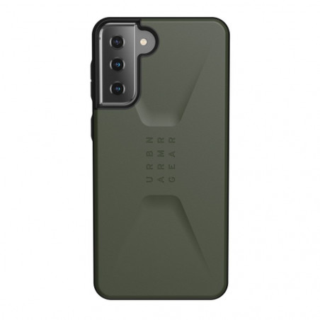 Kryt Urban Armor Gear Civilian na Samsung Galaxy S21 Plus 5G Prémiové pouzdro  MagSAFE  Olivový 