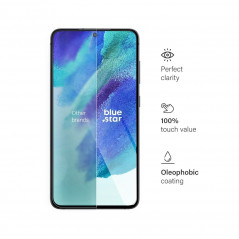 Tvrzené sklo  Blue Star 9H na Samsung Galaxy S21 FE 5G Průhledný 
