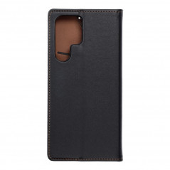 Peněženkové pouzdro Leather case SMART PRO na Samsung Galaxy S22 Ultra Elegantní  Černý 