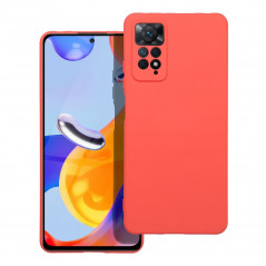 Kryt Silicone na XIAOMI Redmi Note 11 Pro Elegantní  Broskvový