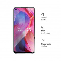 Tvrzené sklo  Blue Star 9H na Oppo A74 5G Průhledný 